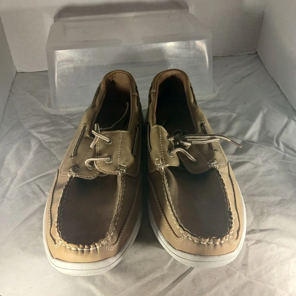 Eastland Benton Boat‎ Shoes 13 Tan Brown Nautical Casual Loafers 4601-08